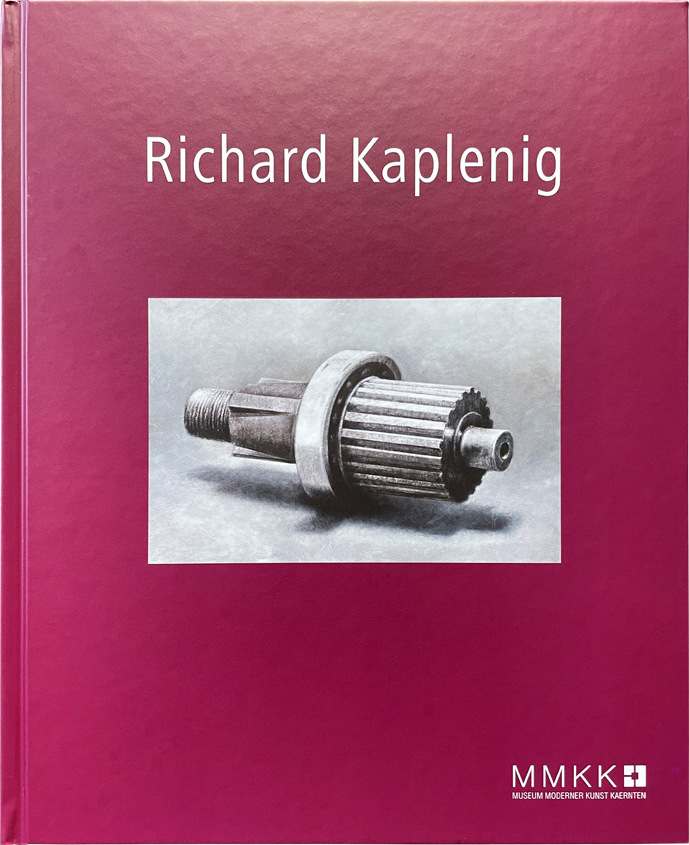 Buchcover Richard Kaplenig zeigt das Gemälde eines technischen Bauteils in Grautönen